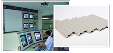 異型材復合熱穩定劑中控室